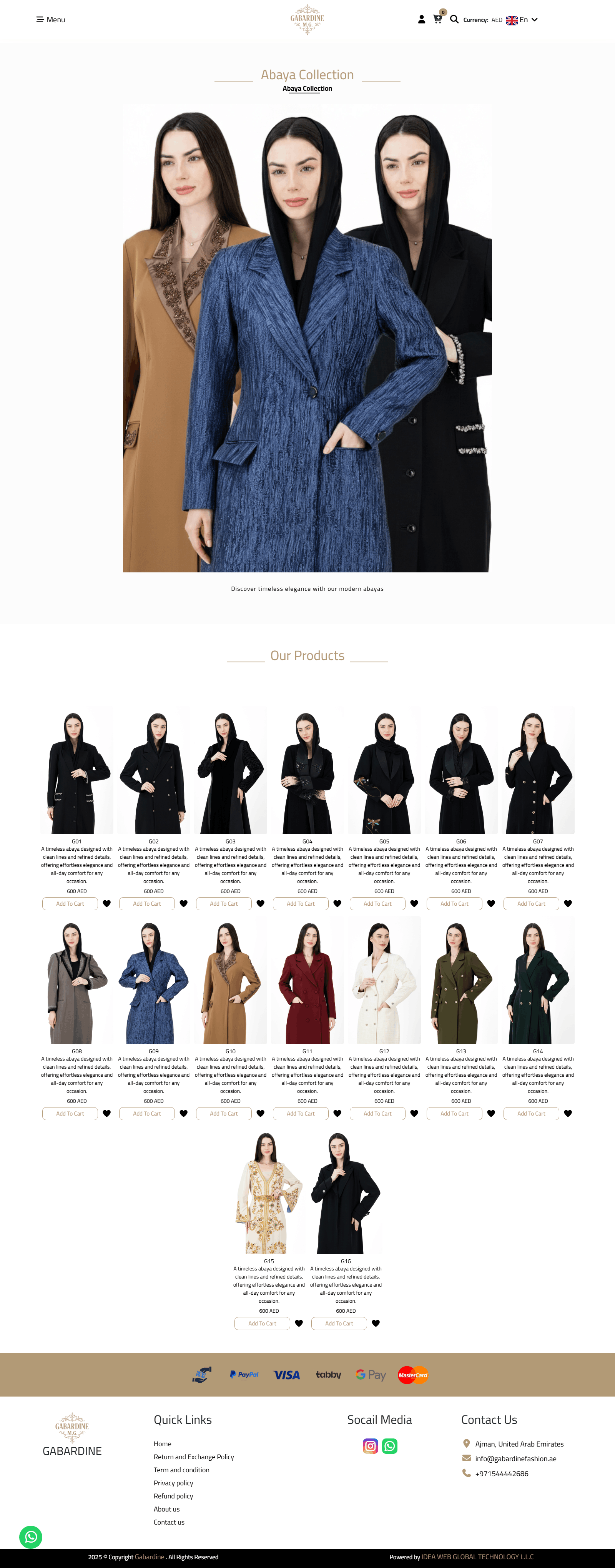 Gabardine Fashion